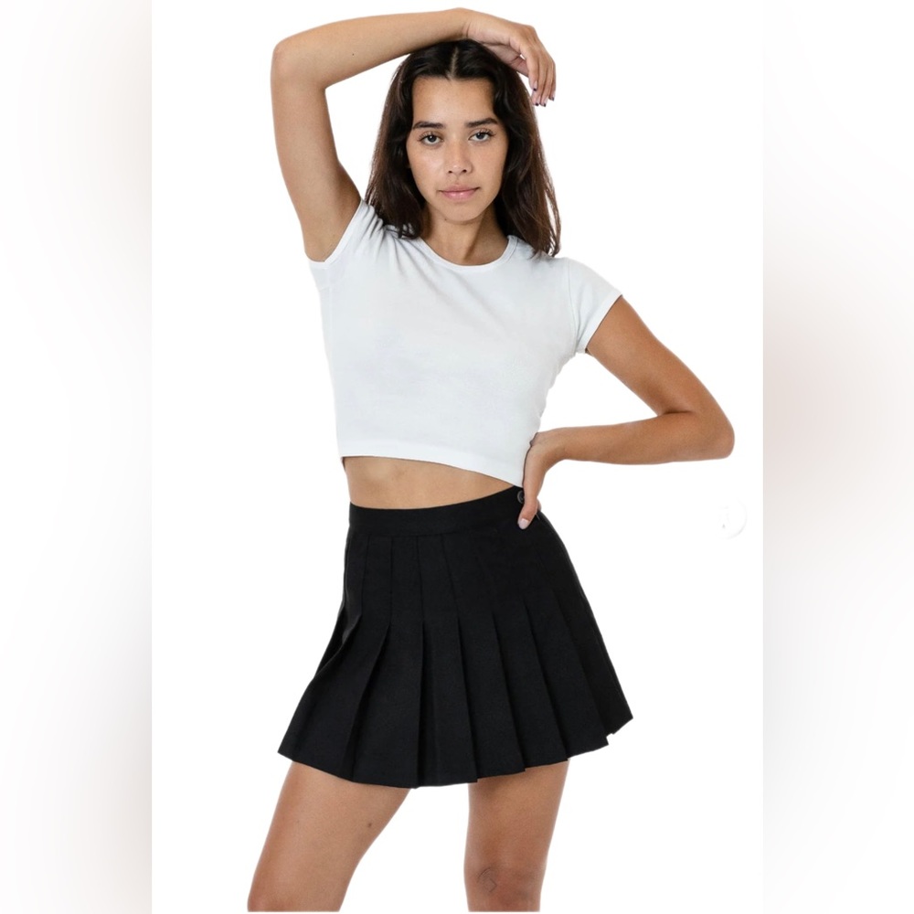 Los Angeles Apparel black tennis skirt 2XL